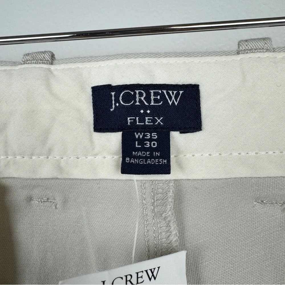 J. Crew Men's Athletic Slim Fit Chino Pants Stone Size 35x30 NWT
